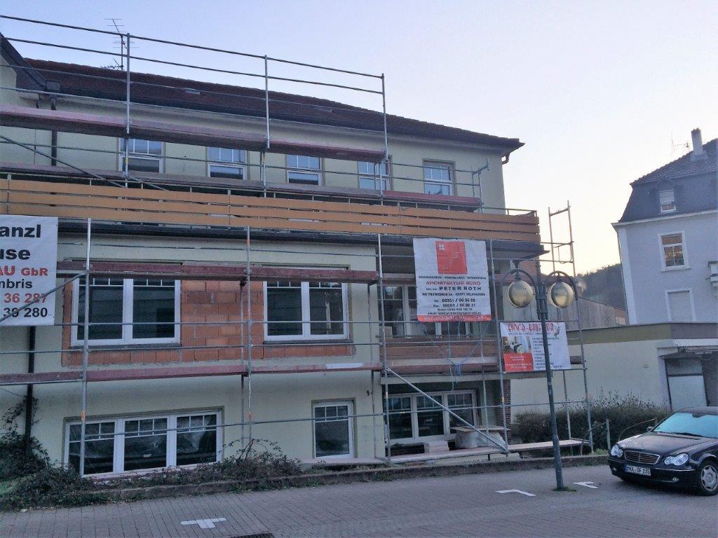 Stellen des Bauantrages zum Umbau und Aufteilung in Eigentumswohnungen